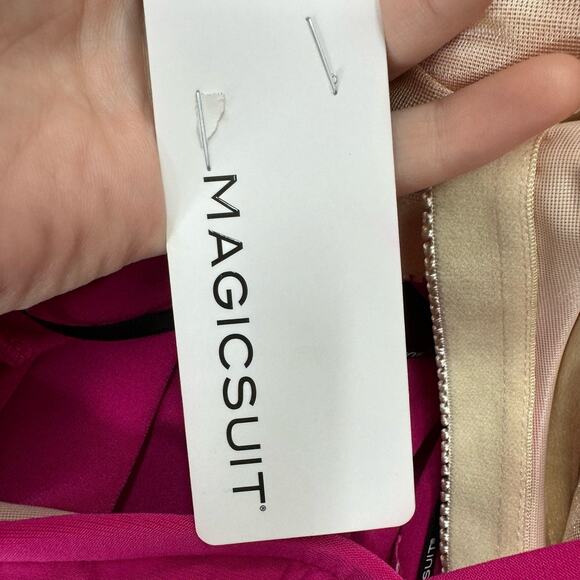 Magicsuit Swimsuit Size 8 Ruby Pink Tankini V Neck Summer Vacation New - Picture 4 of 6